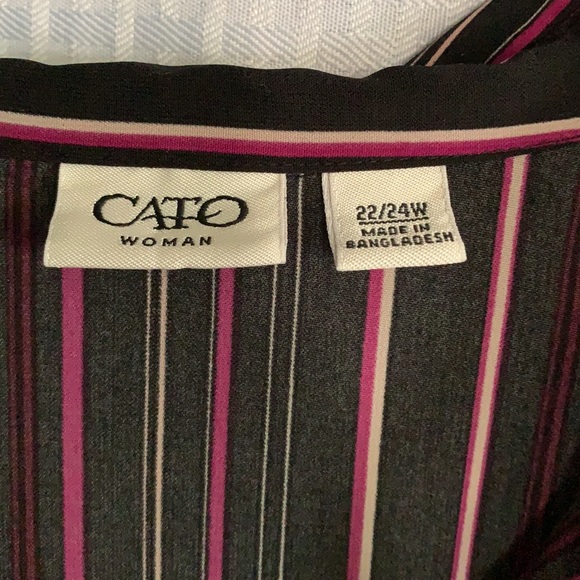 CATO button down Shirt size 22/24W - Picture 2 of 6